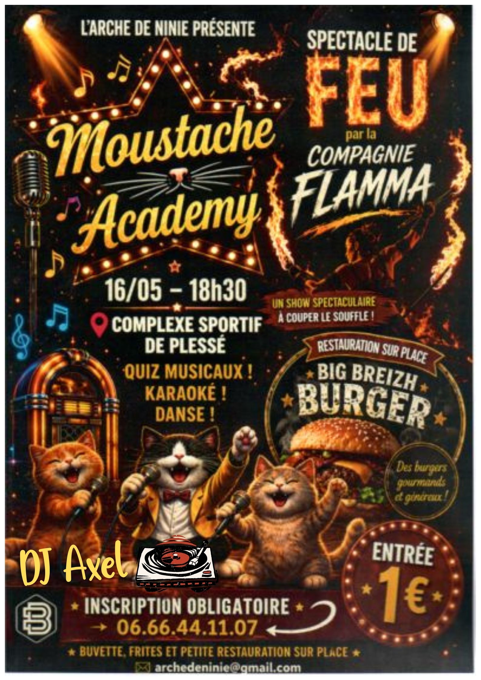 Moustache Academy : une soirée festive et enflammée organisée à Plessé